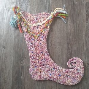 Anthropologie knit stocking
